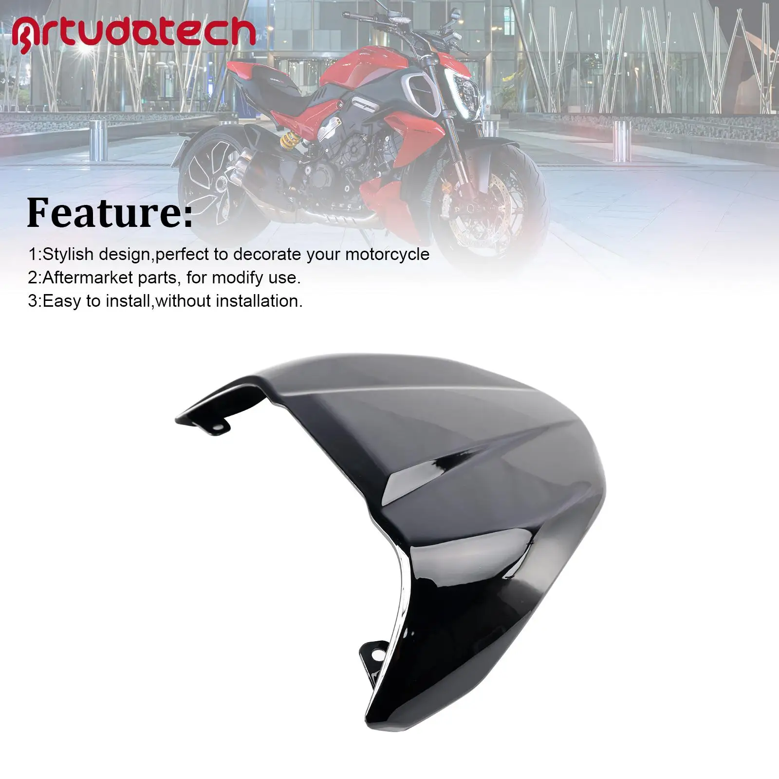 

Tail Rear Seat Cover Fairing Cowl for Ducati Diavel V4 2023-2024 Black