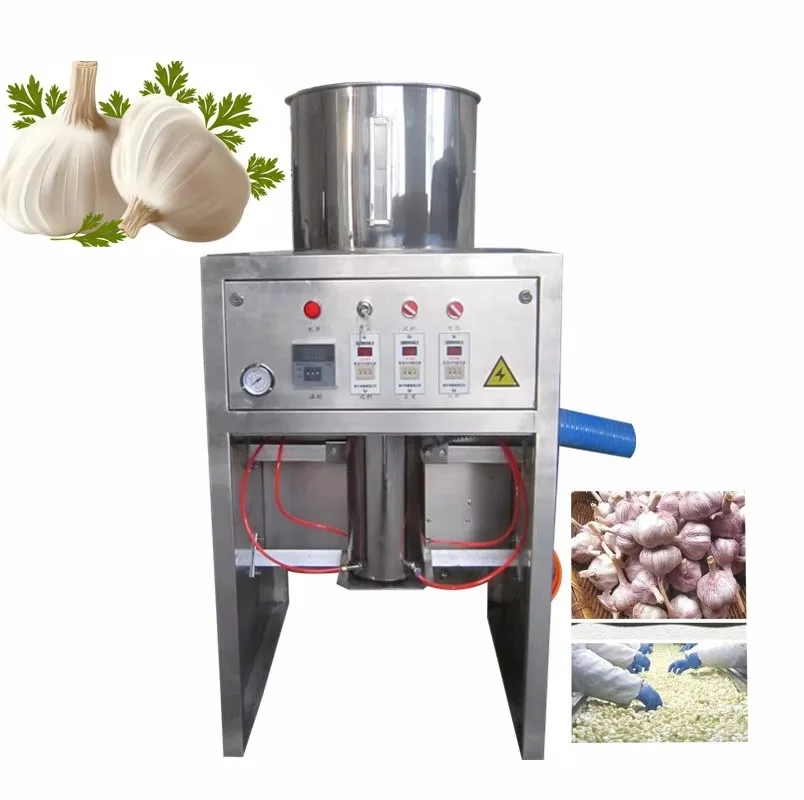 Commercial garlic peeling machine can be customized 200kgh automatic chain garlic peeling machine