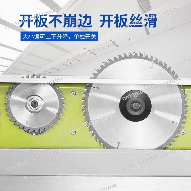 Woodworking Double Blade Saw Table Precision Dust-Free Folding Saw Bench Multifunctional Flip Saw Cutting Workbench