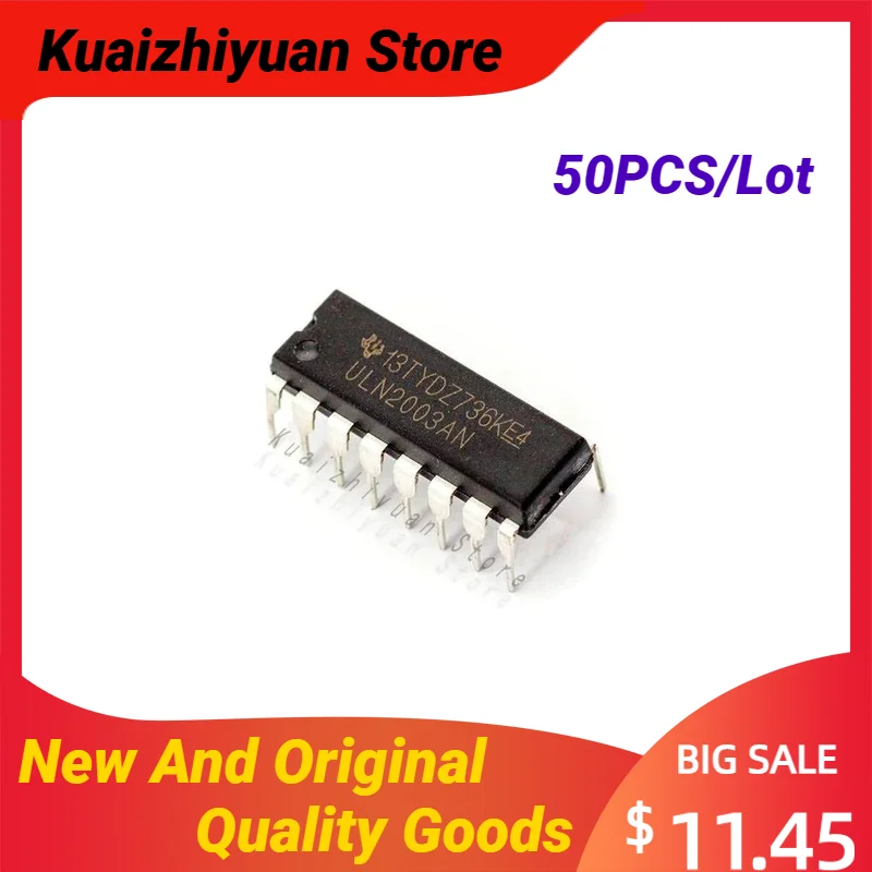 50PCS/Lot New And Original Genuine ULN2003APG DIP16 ULN2003AP ULN2003A ULN2003AN DIP-16 Chipset Quality Goods