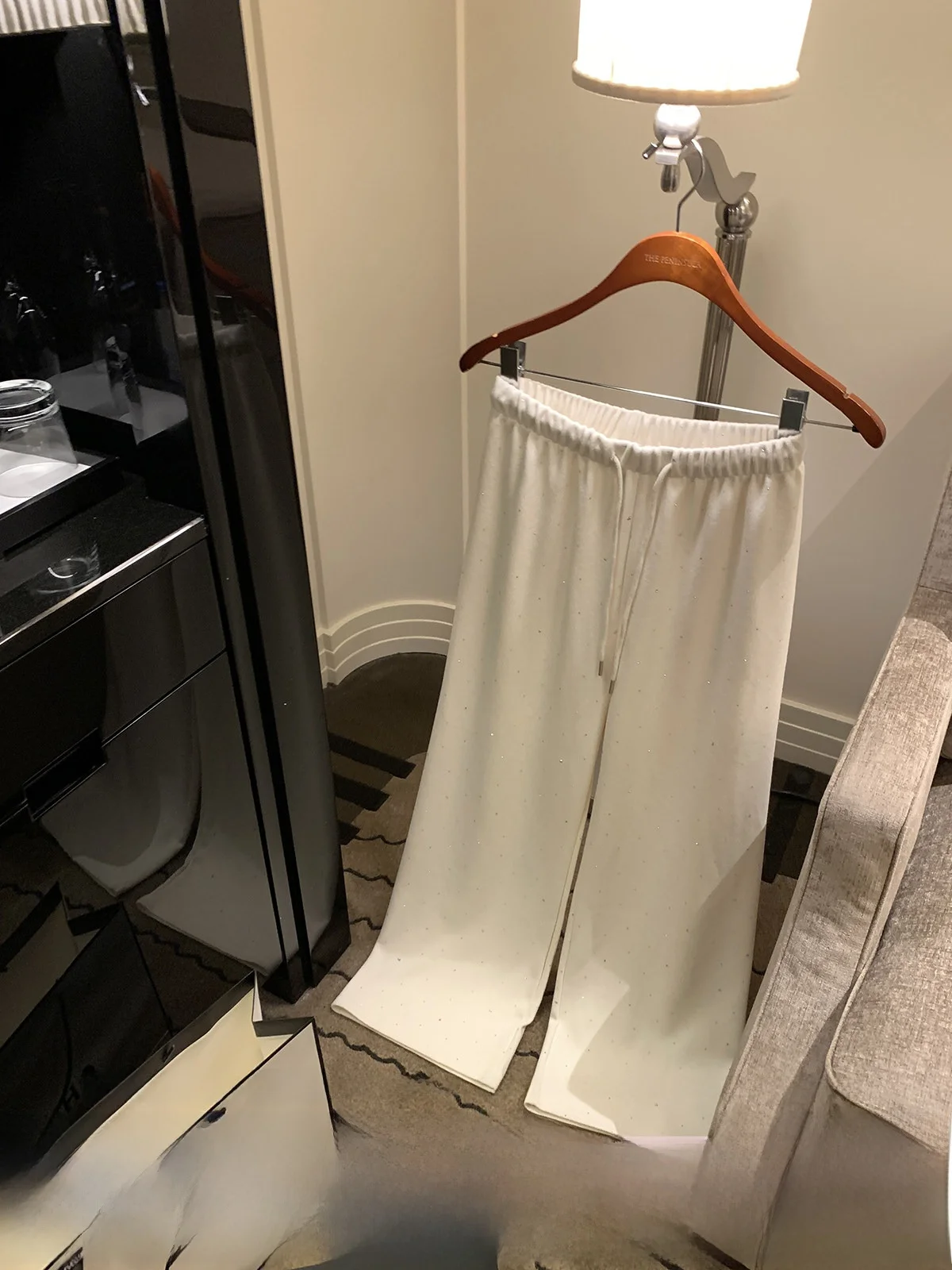 

Брюки Yoyozhang Zhang Yuyu: женские повседневные широкие брюки свободного кроя, универсальные, в пол, зимние, с высокой талией, комфортные