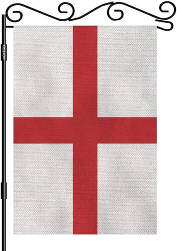 England Flag Small Garden Flag Vertical Double Sided 12.5 X 18 Inch Britain Embl RRM IIX SSL