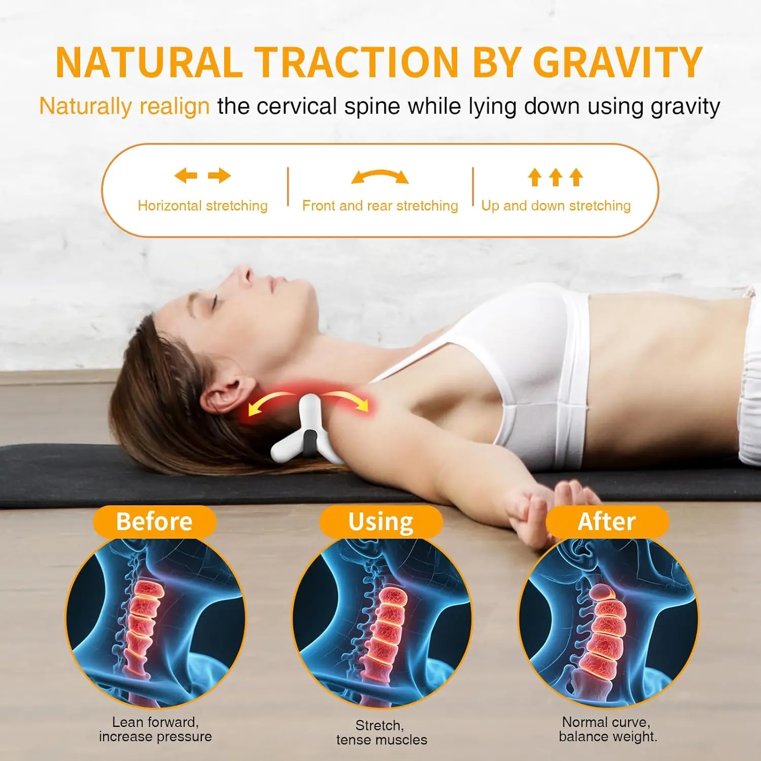 Occipital Release Tool,Neck Massager and Shoulder Trigger Point Massager for Headache Relief,Deep Tissue Trigger Point Massage T