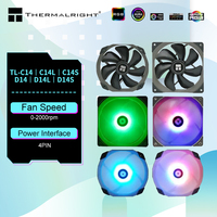 Thermalright TL-C14 TL-D14 TL-C14X 140mm RGB Computer Case Quiet PWM Fan Computer CPU Cooling Fans