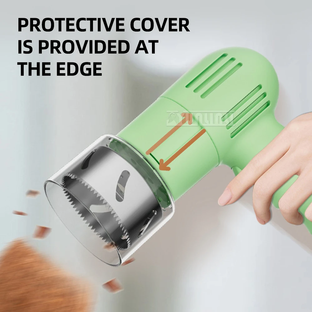 Máquina eléctrica portátil de apertura de coco, herramienta automática de perforación de coco de acero inoxidable