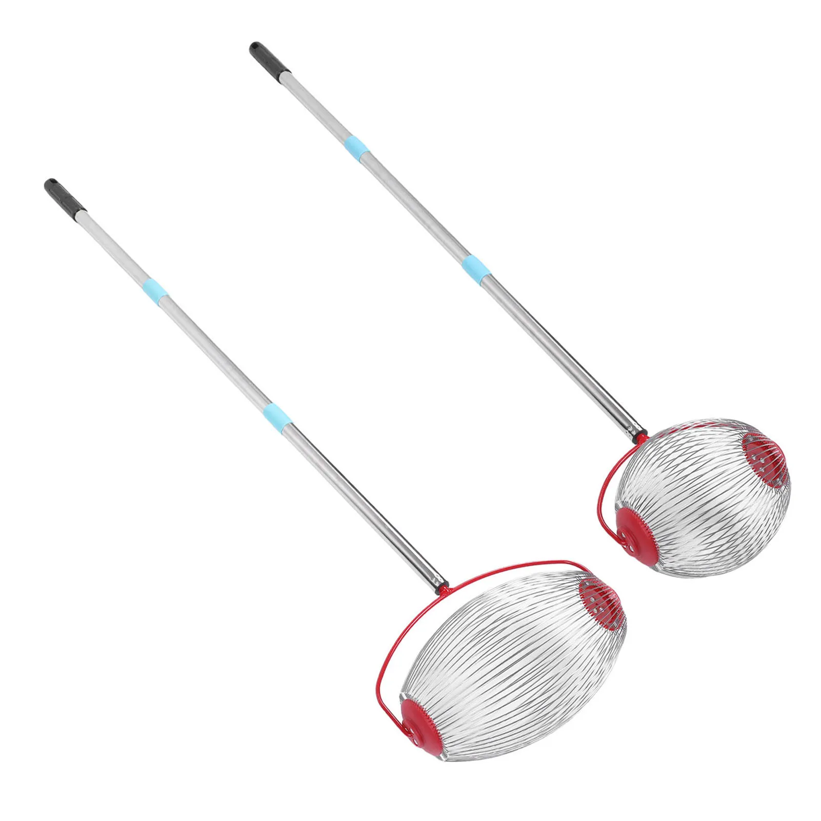 44.7 Inch 3 Section Rolling Nut Gatherer Stainless Steel Multifunctional Acorn Picker Upper Roller for Pecans Walnuts Outdoor