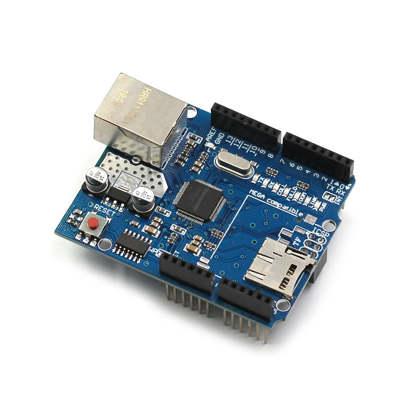New Ethernet W5100 network expansion board module SD card expansion compatible with UNO R3
