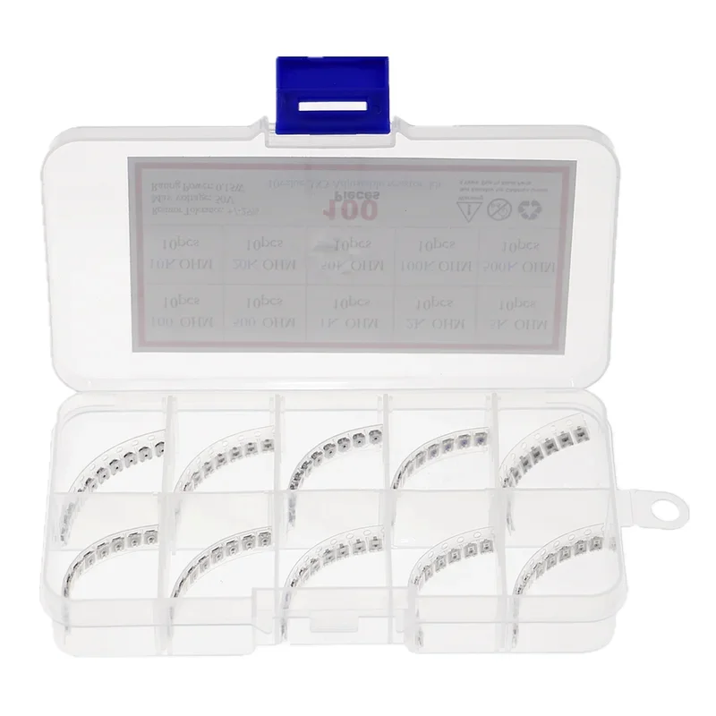 

100pcs 3*3 Trimpot Trimmer Potentiometer 3X3 SMD Variable Resistor Assorted Kit ohm 500 ohm 1K 2k 5K 10K 20K 50K 100K 500K