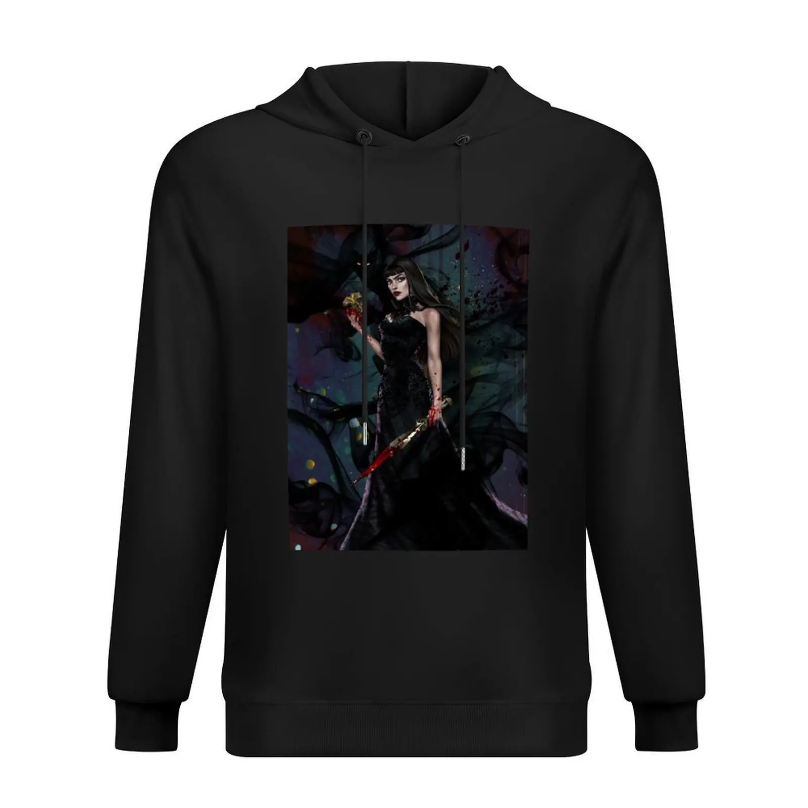 Mia Corvere y Mr. Kindly Sudadera con capucha para hombre, conjunto de sudadera, ropa de otoño para hombre, ropa de invierno, sudaderas con capucha para hombre