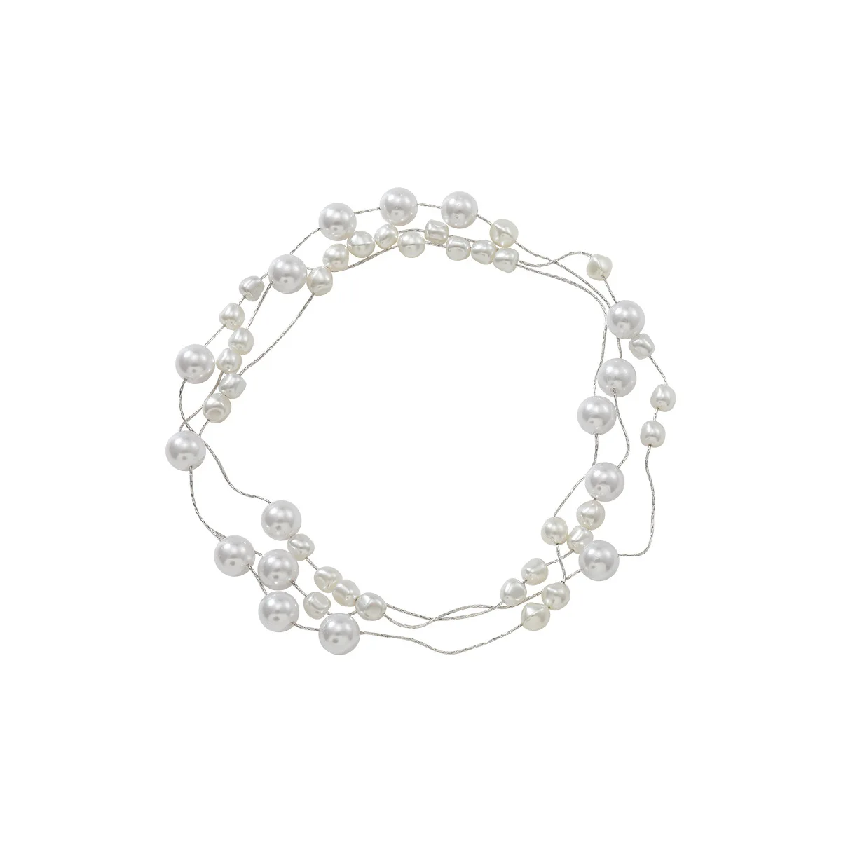 

ZAA 2026 Trendy Luxury Pearl Beaded Chains Choker Necklaces Charms Woman Statement Jewelry Holiday Party Accesories