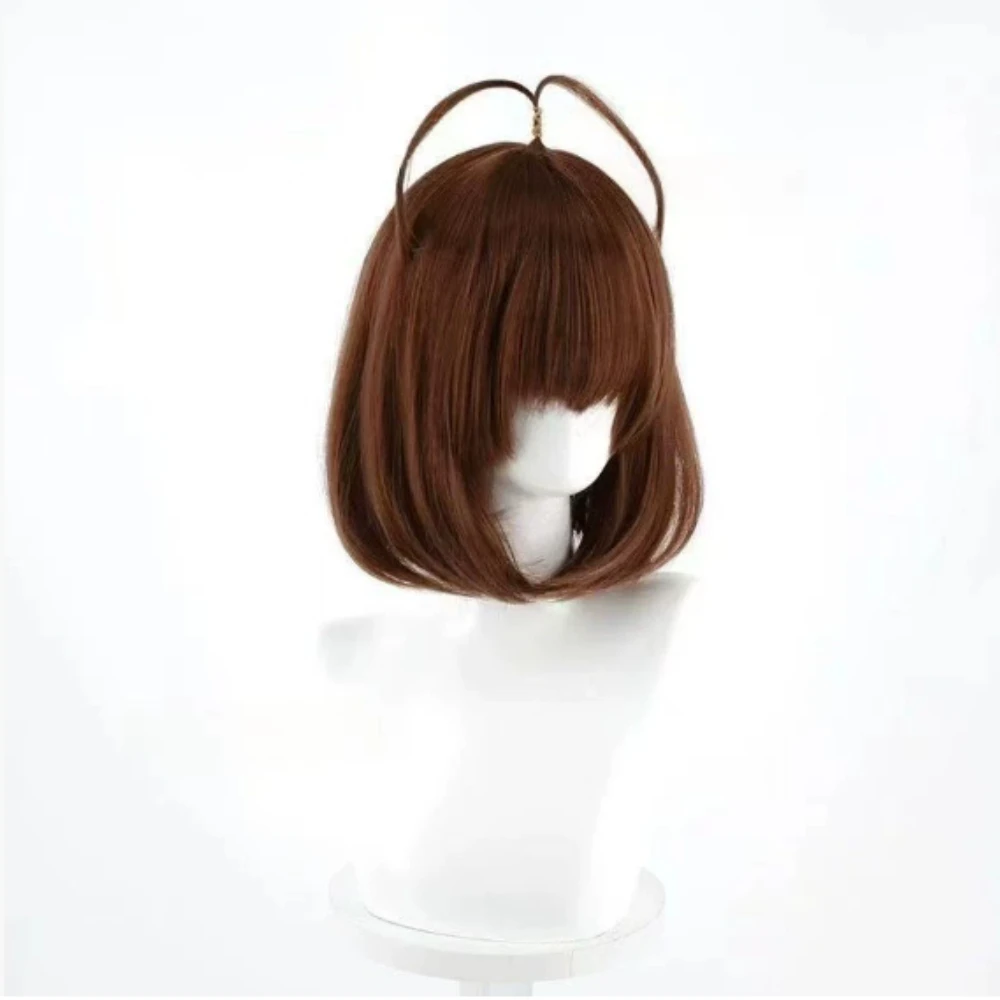 วิกผมคอสเพลย์ตัวละครฟุรุคาวะ มิซึกิ นางิสะ วิกผมบ๊อบใยสังเคราะห์แบบเต็มหน้า สีน้ำตาลเข้ม นางิสะ