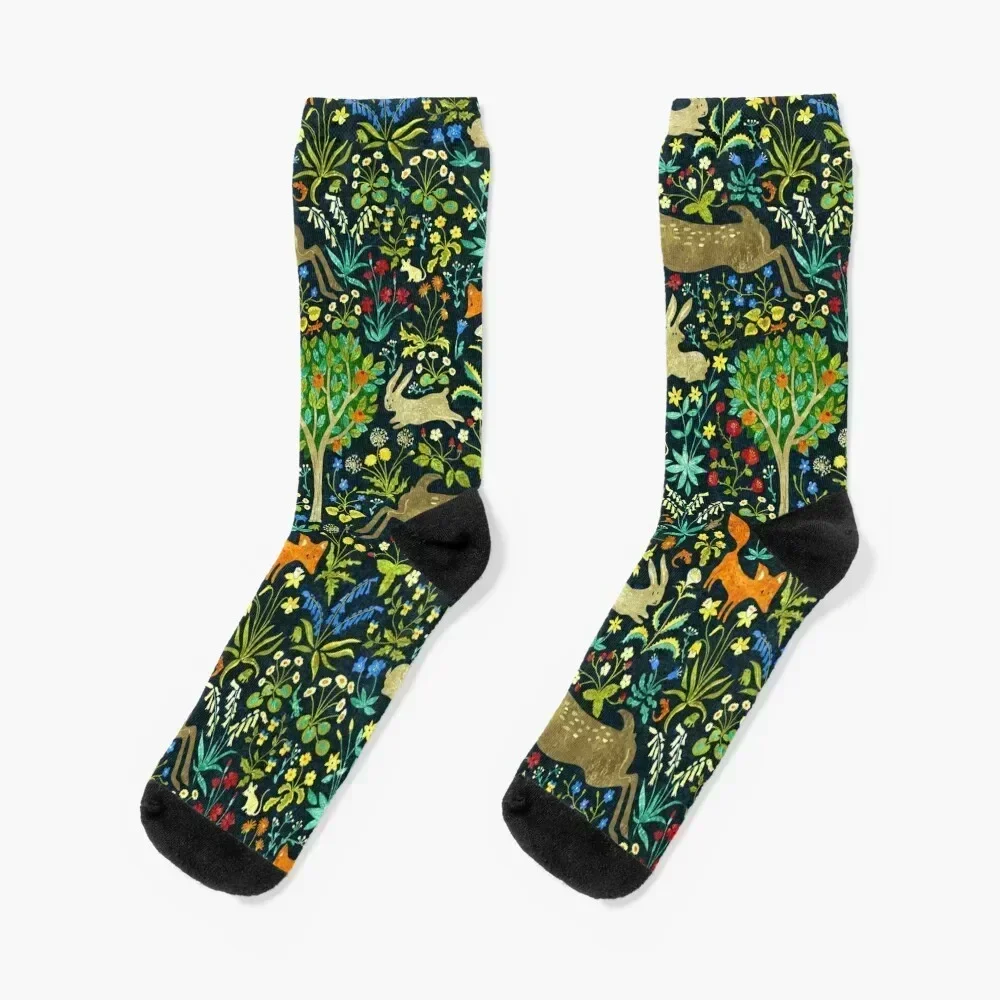 Arazzo Medievale Socks christmas gift shoes floral Thermal man winter Socks For Man Women's