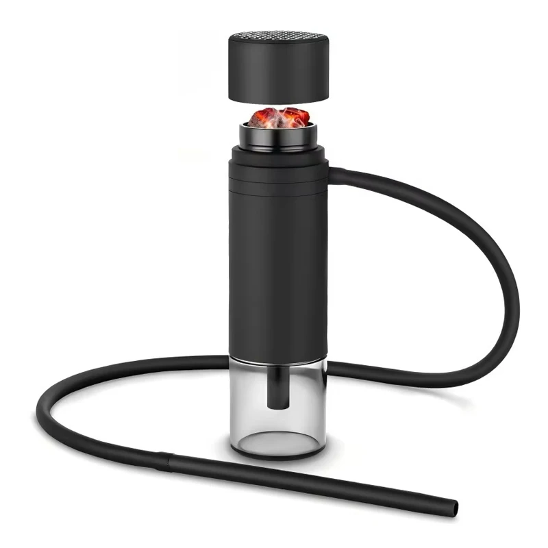 

Portable Car Hookah Cup Set with Silicone Hose Mini Shisha for Outdoor Travel Mobile Shisha Narguile Chicha Cachimbas Black