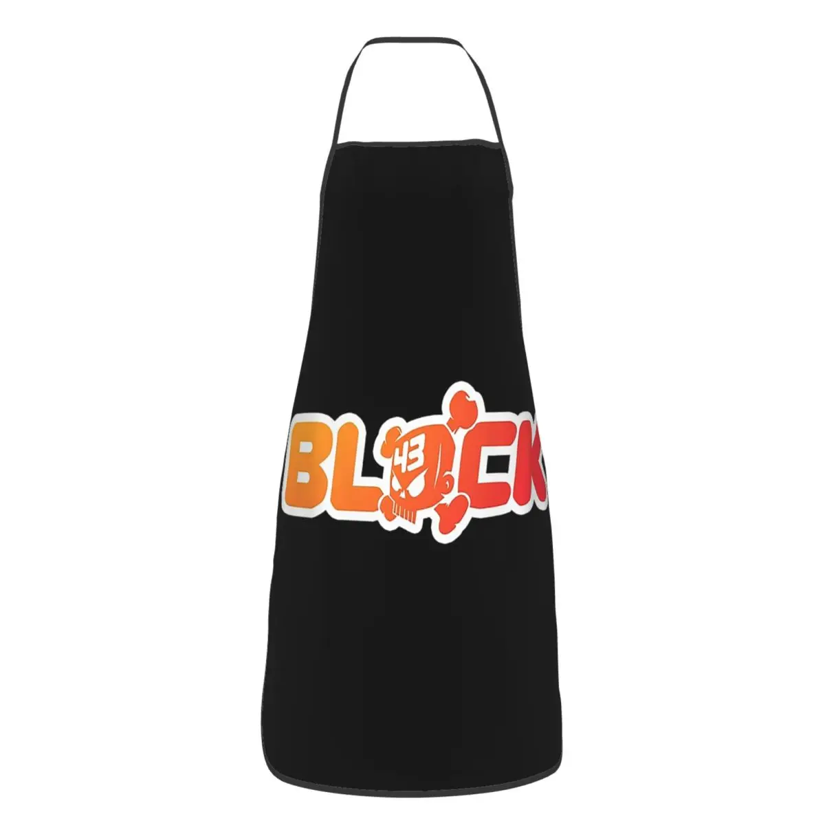 Ken Block 43 Design Letter Print Apron Chef Cooking Tablier Waterproof Bib Kitchen Cleaning Pinafore for Women Men Painting