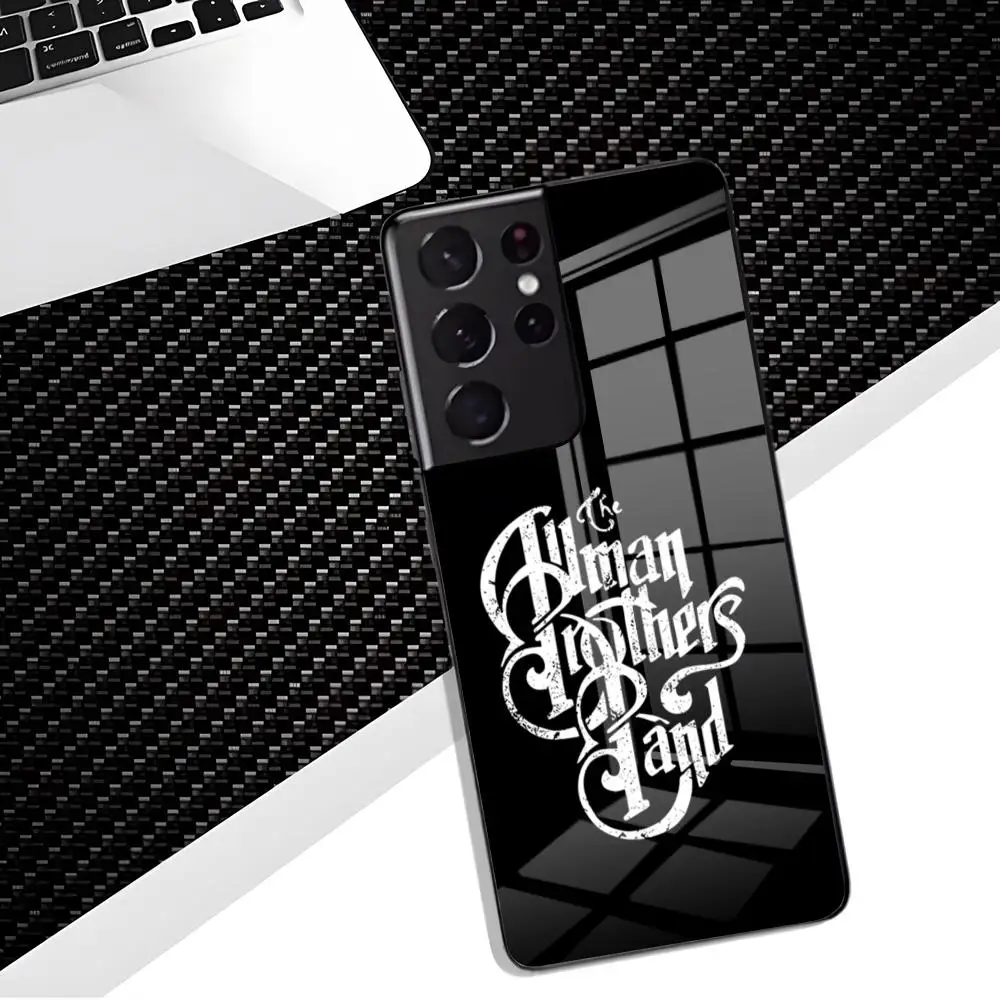 T-The-A-Allman-B-BrothersS Phone Case For Samsung S26 S25 Edge Ultra 23 22 21 20 Ultra Plus S24 Fe Glass Cover