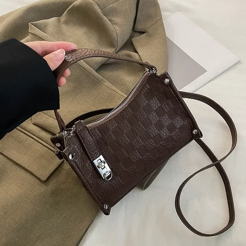 

Трендовая сумка с верхней ручкой A/W 2025 года, женская трансформируемая сумка через плечо и через плечо, шикарная сумка «день-ночь», структурированная сумка для переноски