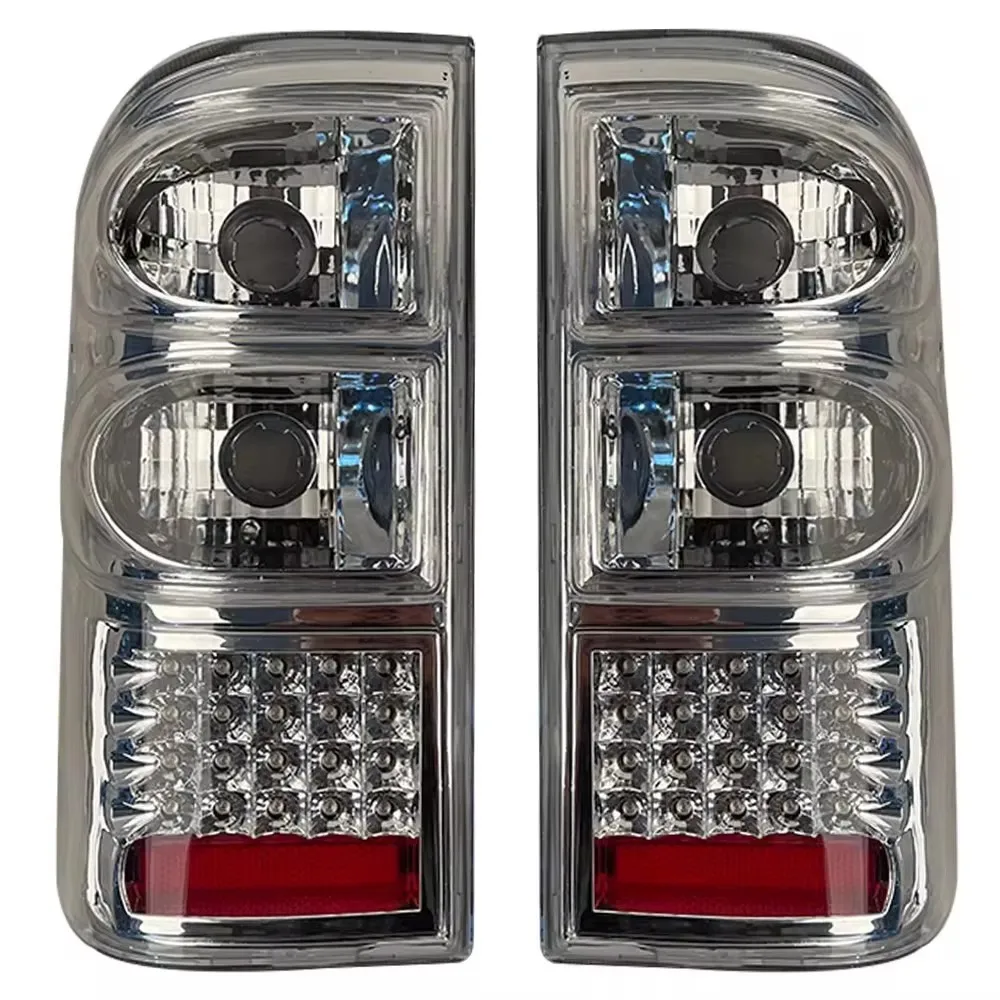 A Pair Car LED Taillight Brake Light For Nissan Safari Patrol Y61 Modified Rear Lamp 1998 to 2002  White