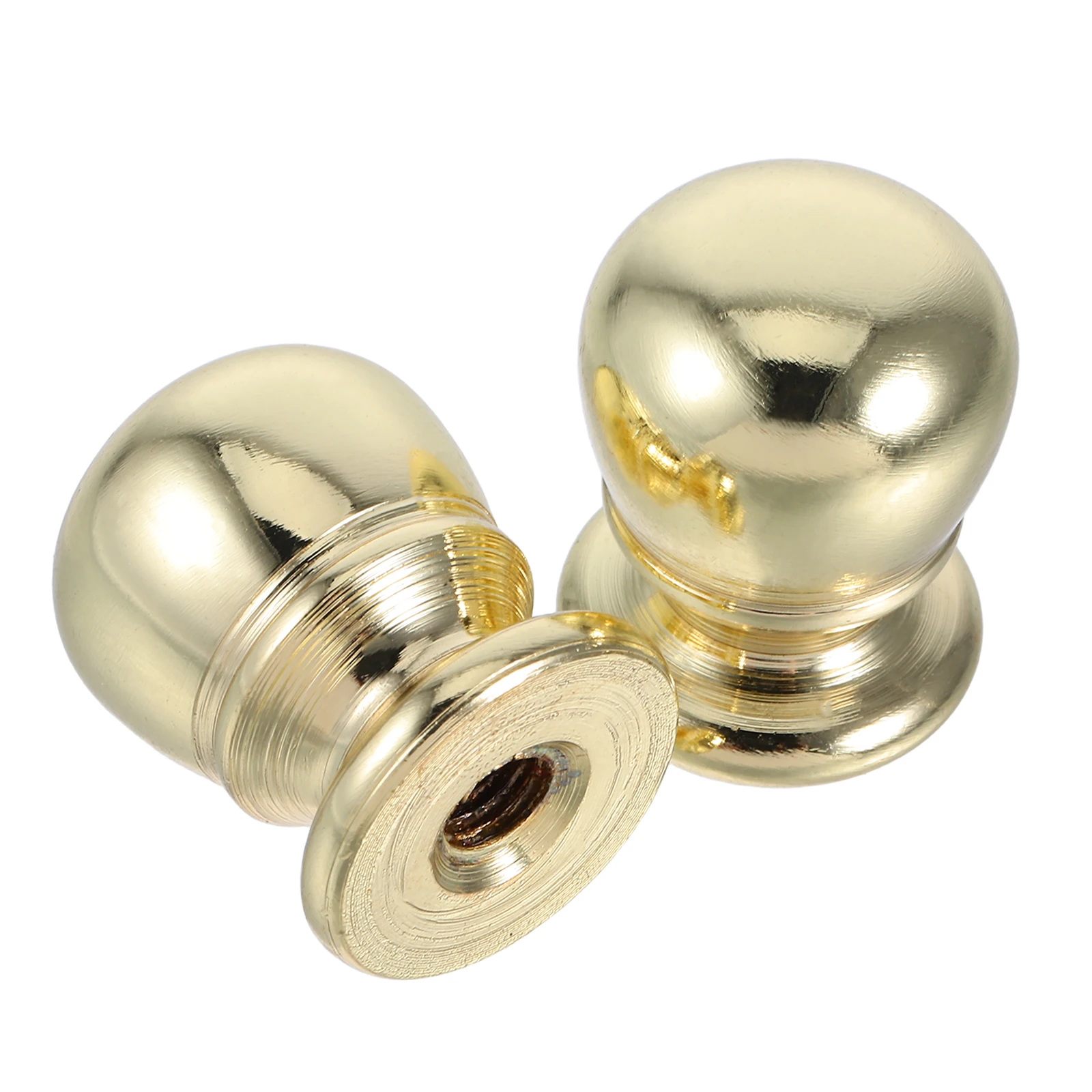 

2pcs Decorative Lamp Finials: Stylish Lampshade Knobs For Floor Table Lamps Replacement Hardware Ornament Caps Durable Metal