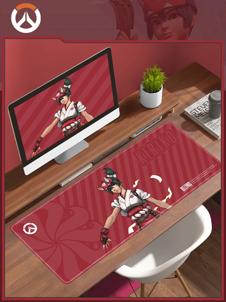 [Officiel] jeu Overwatch D.Va brouillard Genji tapis de souris anti-dérapant Durable tapis de bureau bureau Esports jeu tapis de bureau Cosplay Doujin cadeaux