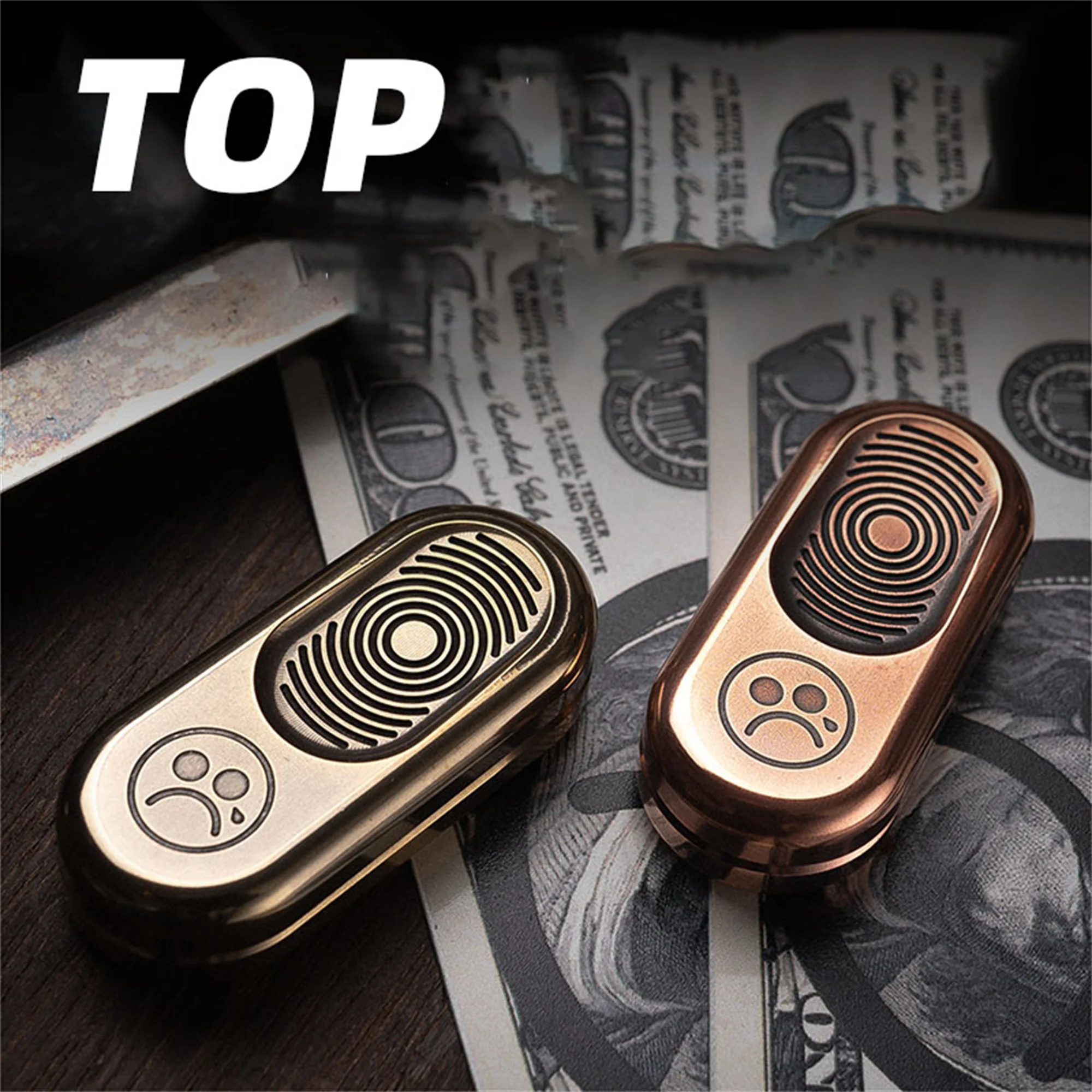 DZ Top Fidget Slider EDC  Fingertip gyroscope Non-magnetic Fidget Toys Decompression Metal Toys Cool Play Gifts