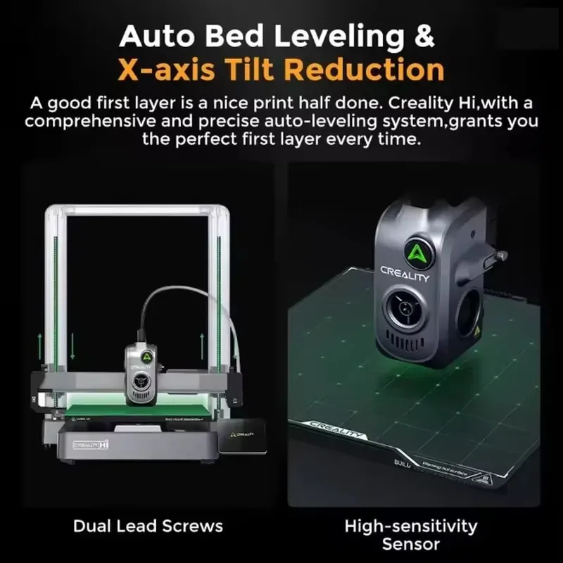 CFS Hi Hi Combo 3D Printer Auto Bed Leveling Full Metal Extruder with 500 Mm/s 12000 Mm/s² Max Acceleration Fast