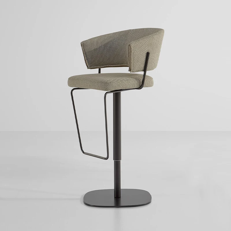 Minimalist Bar Chair Simple High Stool Light Luxury Cafe Bar Front Desk Chair