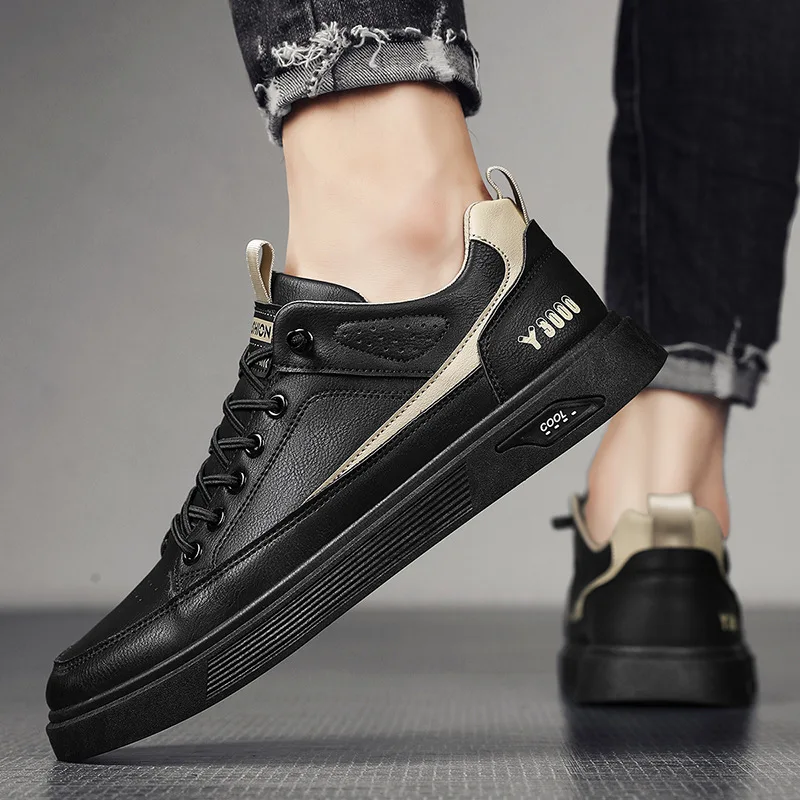 Men's Sneakers 2022 New Autumn Korean Trend Small White Shoes Youth Students Sports Casual Tide All-match Non-slip Walking Shoes