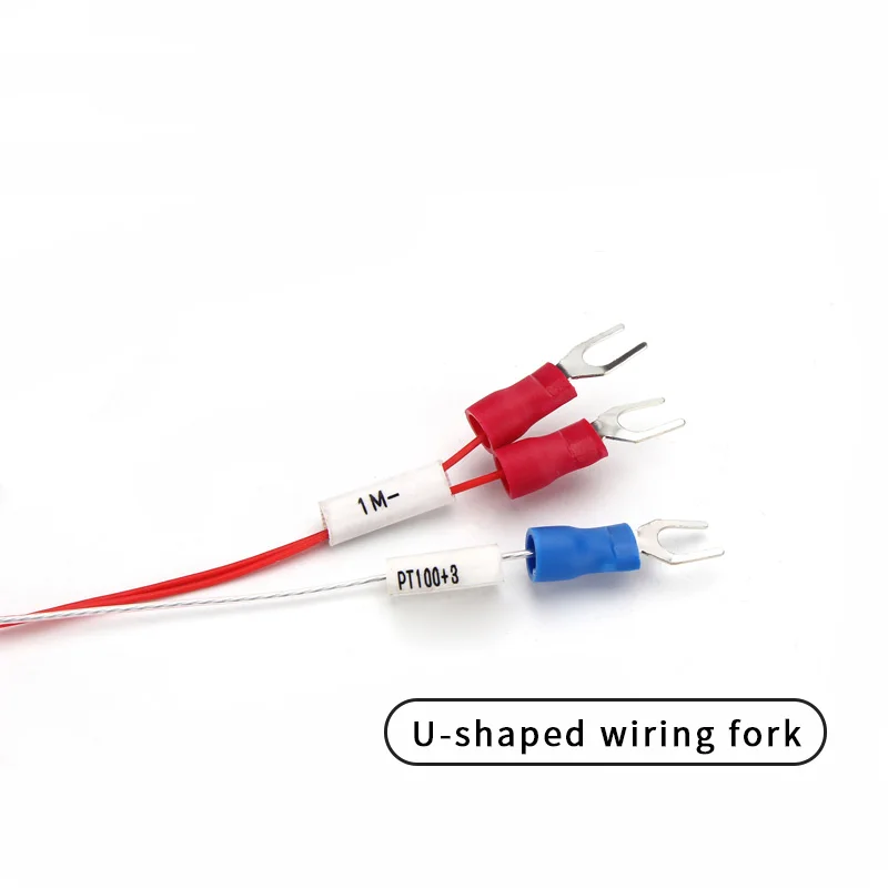 الفولاذ المقاوم للصدأ PT1000 استشعار درجة الحرارة الحرارية مع كابل 0.5/1/2/3 ~ 10 متر استشعار درجة الحرارة ارتفاع درجة الحرارة مقاوم للماء #3