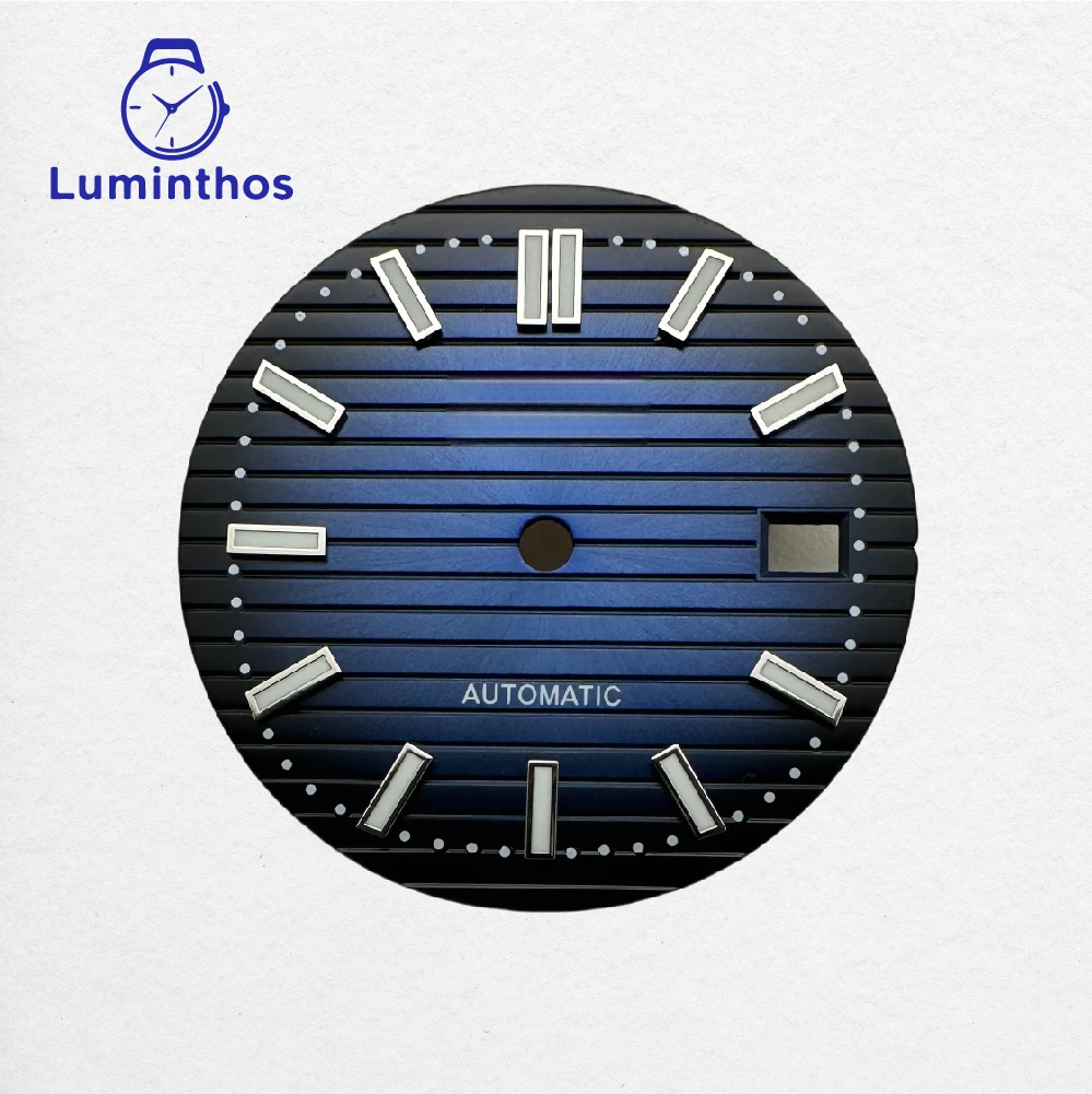 ساعات لومينثوس للرجال شعار S مينا مضيئة 30.5 ملم لملحقات تحويل ساعة NH35