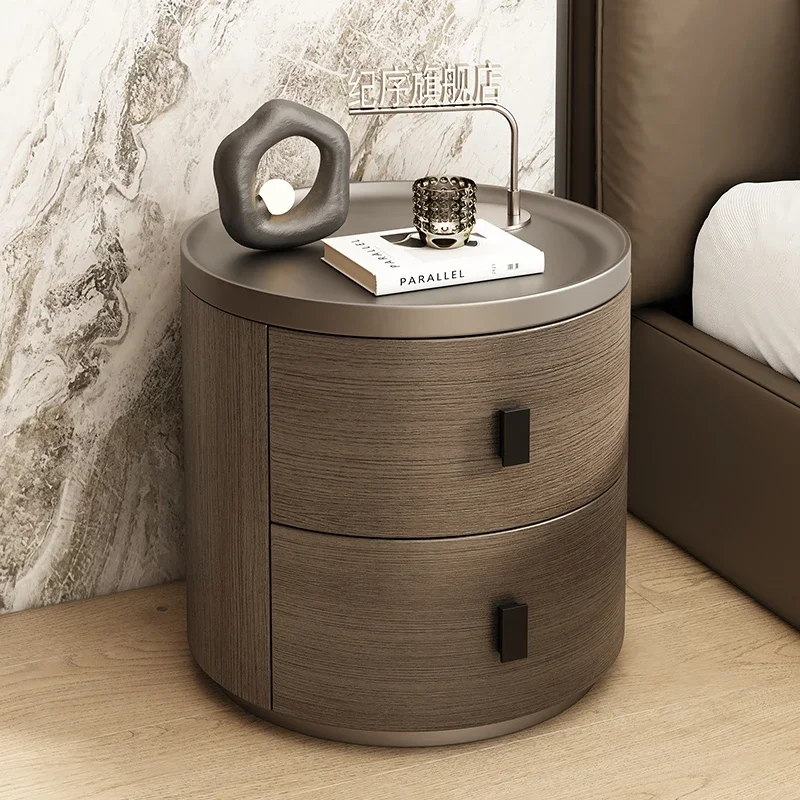 Nordic Solid Wood Bedside Table,Nightstand,Storage Cabinet,Comfortable with Drawer,Bedroom Bedside Tables,Living Room Furniture