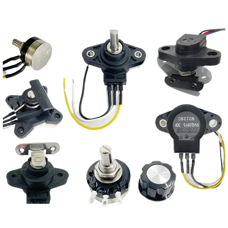 

Elderly electric four-wheeled scooter acceleration regulation limit potentiometer lever forward and backward speed controller