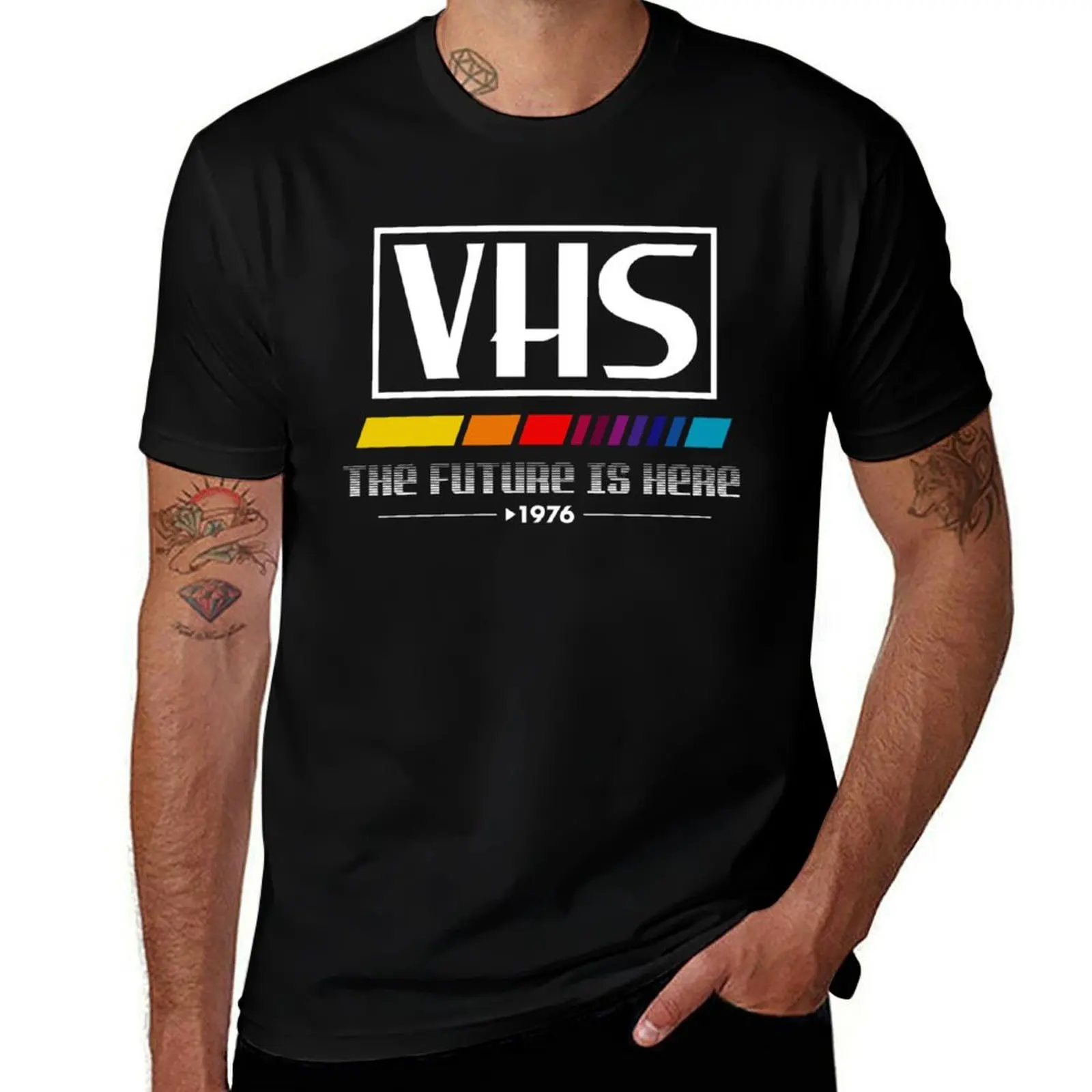 

The Future VHS T-Shirt men t shirt cotton 100% t shirt personalised