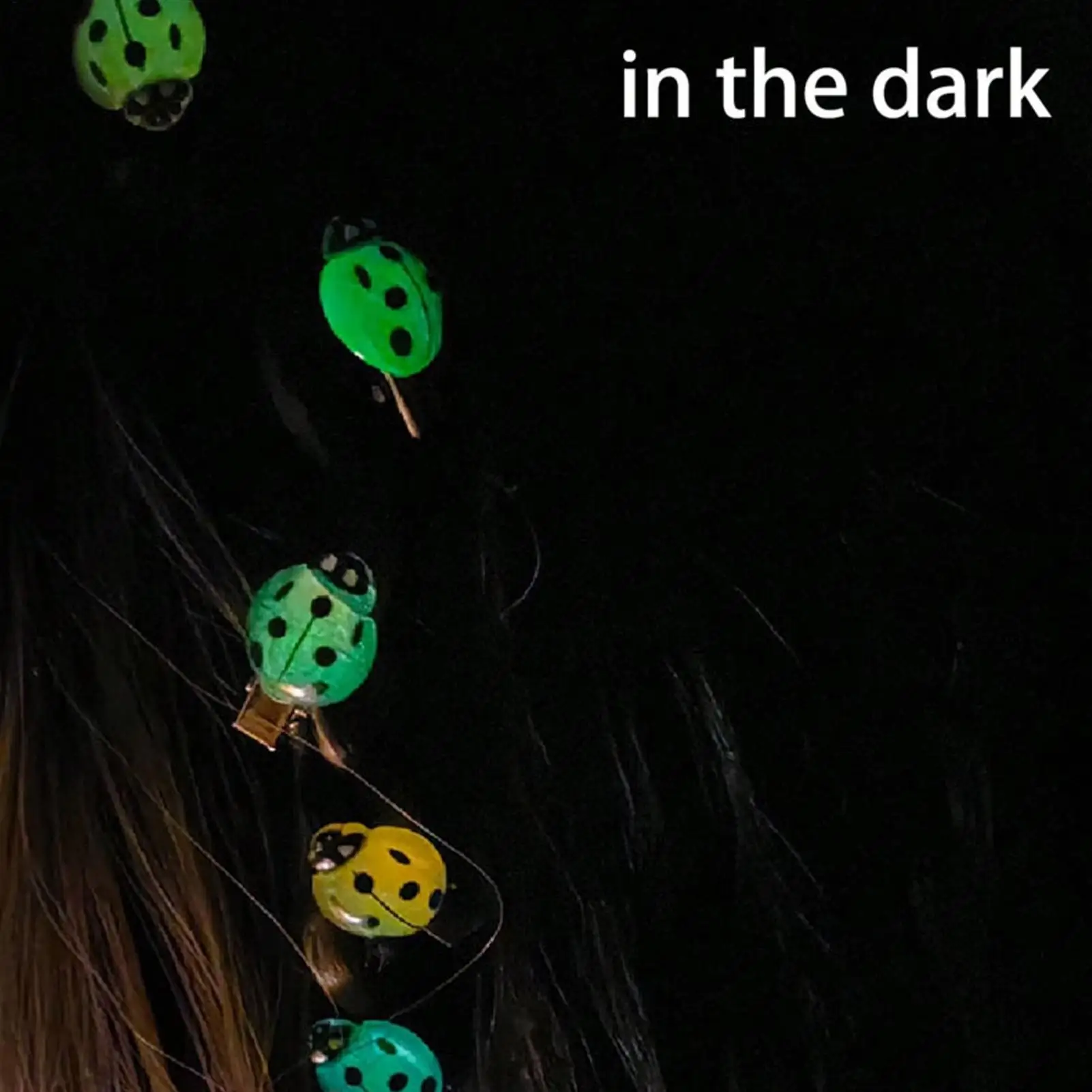 Klip Kumbang 10 Buah Jepit Rambut Kumbang Bercahaya Lucu untuk Penataan Rambut Remaja Anak Perempuan Pesta Kencan Sekolah Luar Ruangan