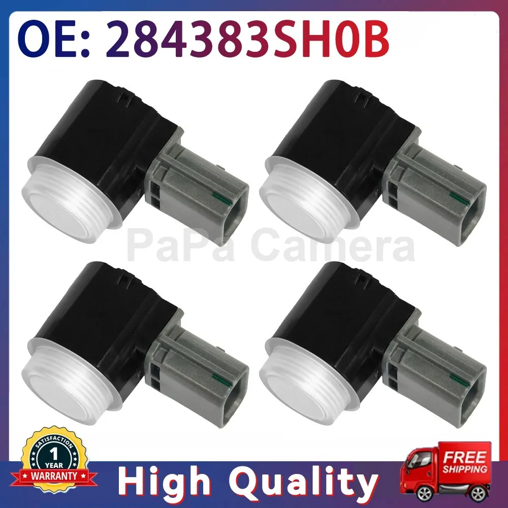 4 НОВЫХ Ультразвуковых датчика парковки PDC 284383SH0A 284384GA6C 284383SH0B для Nissan Infiniti Q50 Q60 Q70 QX50 QX60 QX80 Patrol