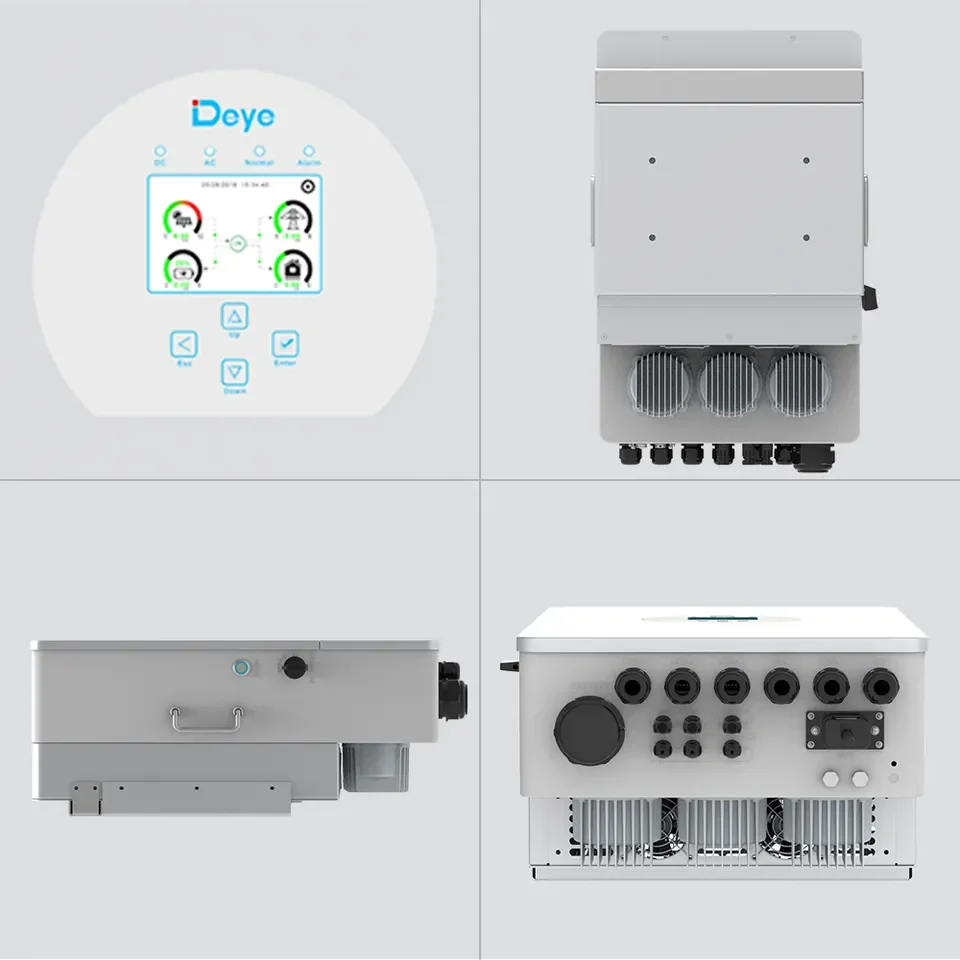 Deye Hybrid Solar Inverter 5KW 6KW Single-Phase Triple Output Power Inverter for Home Use DC/AC Dual Solar Panel Generator