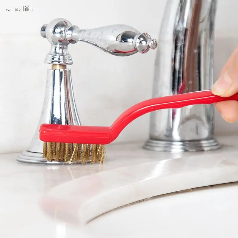 vanzlife gas stove cleaning wire brush kitchen tools metal fiber brush strong decontamination 3pcs a lot