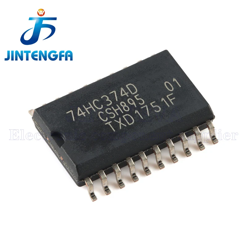 20PCS 74HC374D SOP-20 74HC374 SN74HC374DWR HC374 SMD Flip Flops Octal Edge Trig IC