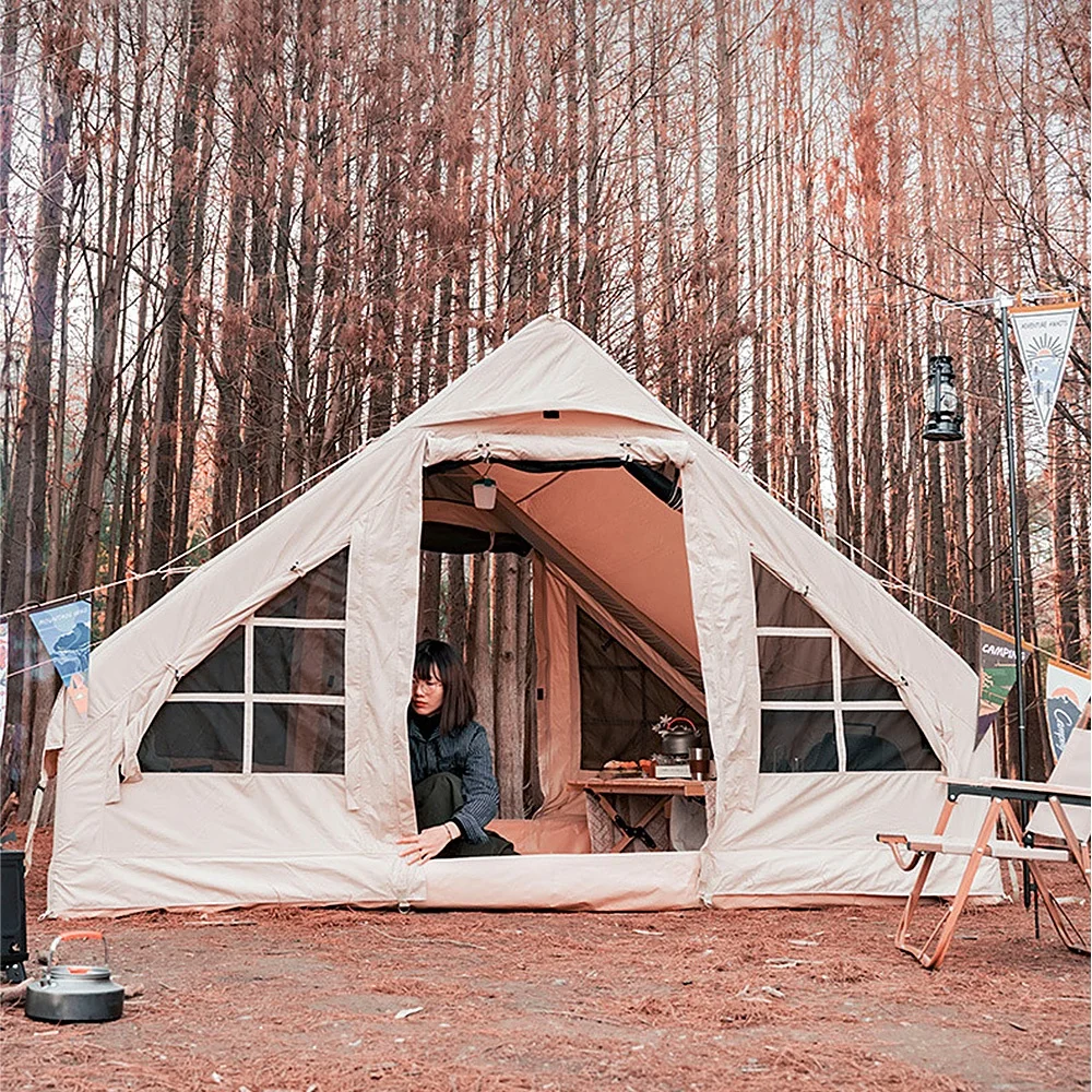Tenda da campeggio gonfiabile Tenda da casa aerea Tenda da cabina automatica per esterni