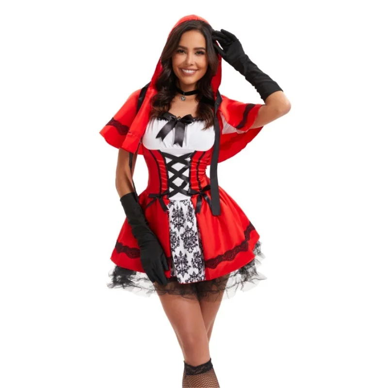 Disfraz sexy de Princ orm loween Caperucita Roja Disfraz de juego de plang de rol Ropa de escenario étnica tradicional para mujer...
