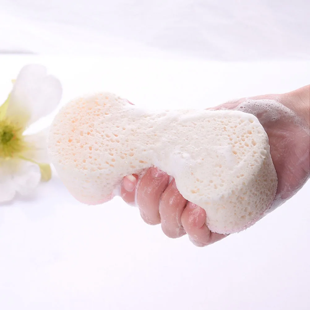 

Bath Sponge Body Cleaning Shower Scrubber Pink Bathroom Accessories Non Woven Foam Exfoliating Massaging Tender Skin Long
