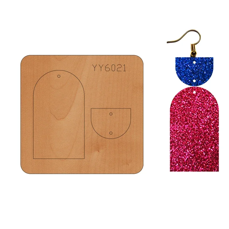 

Нож для формования сережек модель YY6021 подходит для всех машин для резки на рынке, высечки, режущие штампы, штампы для скрапбукинга