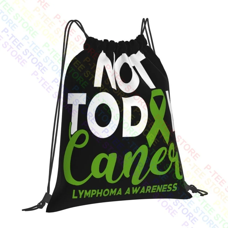 Cancer Lymphoma Awareness Green Non Hodgkin'S Lymphoma Awareness Drawstring Bags Gym Bag Vintage Bags For Travel