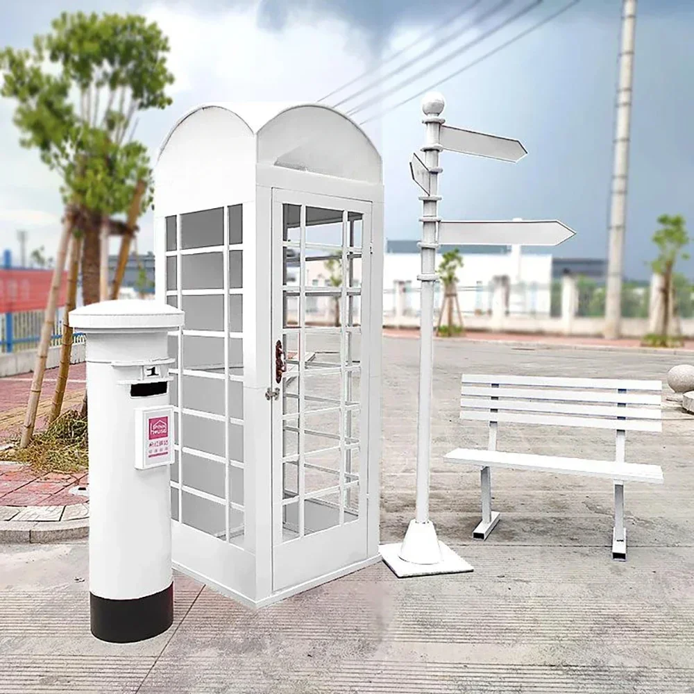 

2025 New London vintage headphone stand handmade craft wedding phone booth party use On Sale
