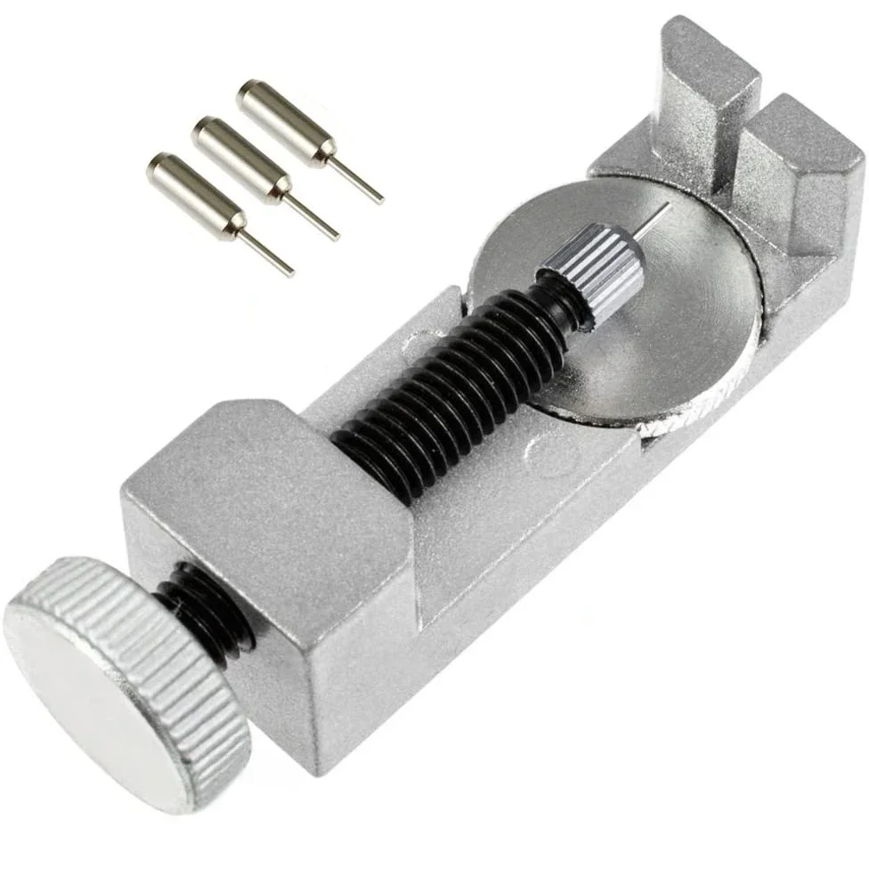 Imagem -03 - Spring Bar Conjunto para Relojoeiros Ver Band Strap Link Pin Remover Repair Tool Kit Extra Pins Substituição Pack de 3