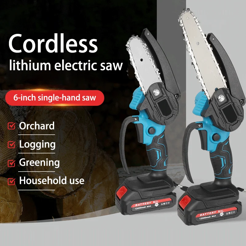 

Mini Chainsaw for Makita 18v (No Battery) Woodworking with Small Handheld Electric 6-inch Logging Sawzall Mini Portable Chainsaw