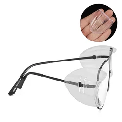 1Pair Eye Flexible Clear Glasses Side Shields Universal Anti Fog For Women Men 50x45x20mm Safety Goggles Glasses 95% Protection