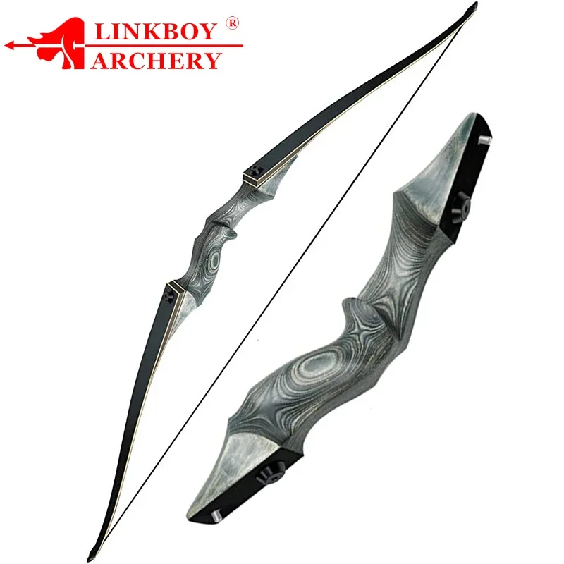 Black Hunter 60″ Take Down Long bow Right Hand Hunting Bow 60