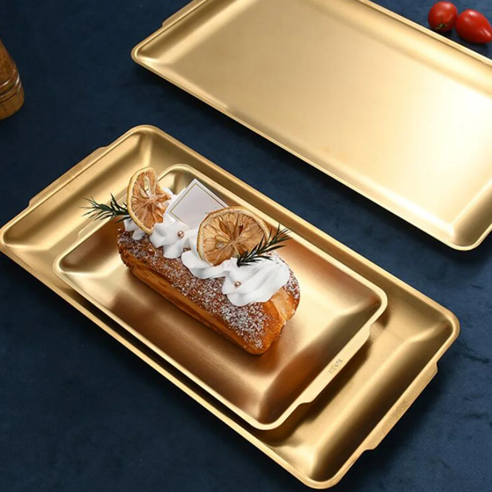 

1Pcs Stainless Steel Barbecue Pan High Quality Oblong Design Easy Handle for Outdoor Baking Picnic Parties Food