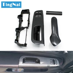 Car Door Interior Window Switch Panel Bezel Trim Inside Door Pull Grab Handle For VW Bora Golf 4 MK4 Jetta Passat 1999-2004