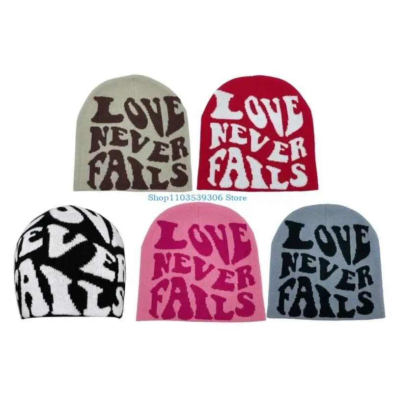 400A Unisex Skull Hat Hip Hop Halloween Pile Bonnet Skull Hat Love Never Fails